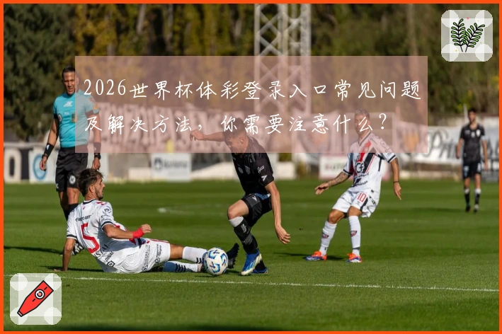 2026世界杯体彩登录入口常见问题及解决方法，你需要注意什么？